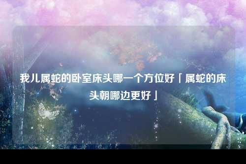 我儿属蛇的卧室床头哪一个方位好「属蛇的床头朝哪边更好」