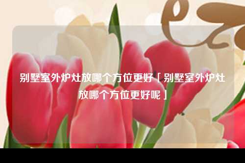 别墅室外炉灶放哪个方位更好「别墅室外炉灶放哪个方位更好呢」