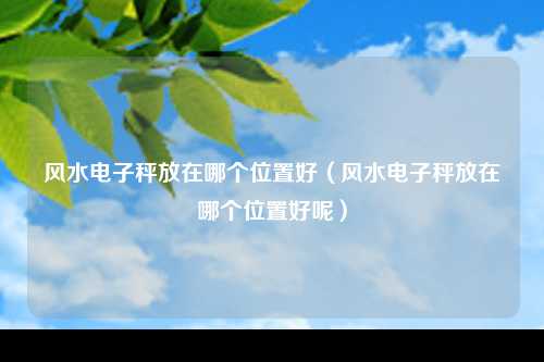 风水电子秤放在哪个位置好（风水电子秤放在哪个位置好呢）